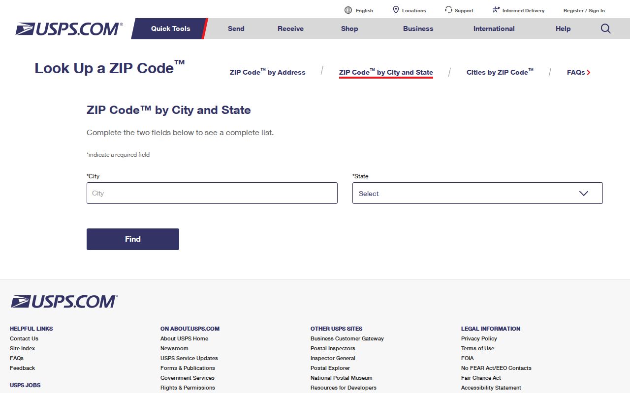 USPS city and state ZIP lookup for Georgetown Kentucky